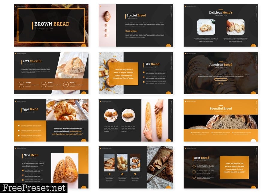 Brown Bread - Presentation Template 6SQRGC7