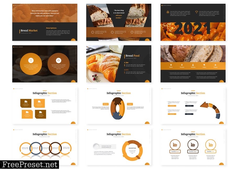 Brown Bread - Presentation Template 6SQRGC7