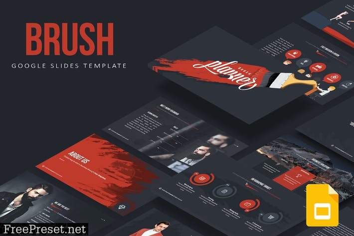 Brush Google Slides Template 9N7NQW