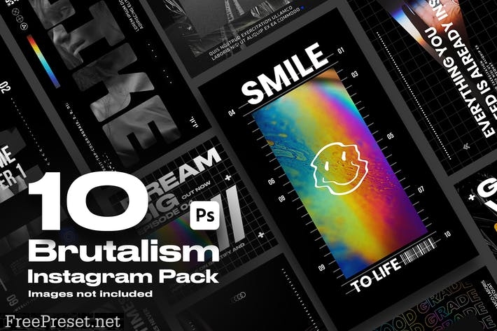 Brutalism Instagram Pack