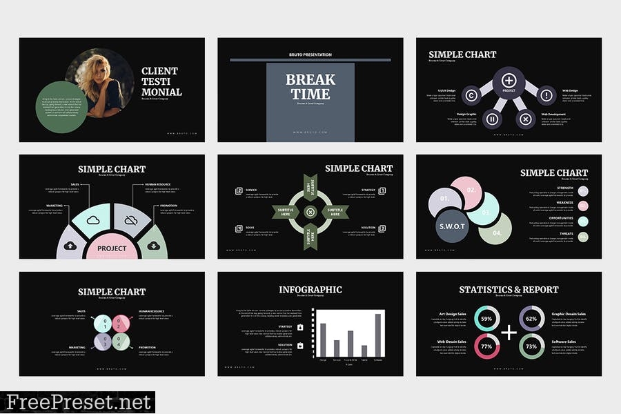 Brutto : Real Estate Powerpoint Template 3GRZAN