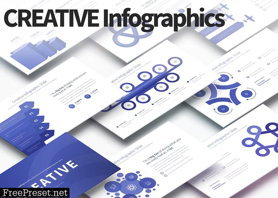 BUNDLE - PowerPoint Infographics Slides QZUX8T