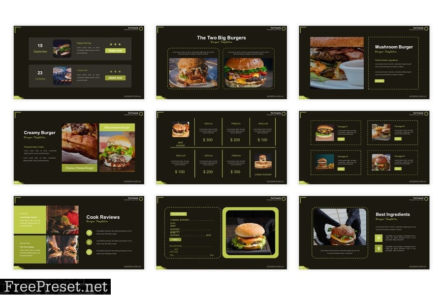 Burgerian Presentation Template 22XRYAF