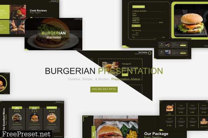 Burgerian Presentation Template 22XRYAF