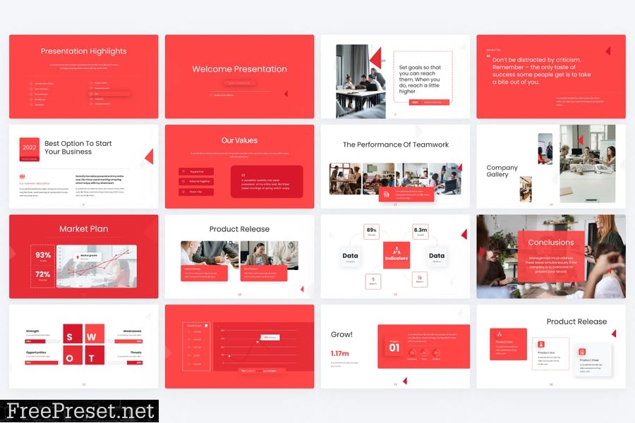 Businerse Business PowerPoint Template WZDS2JU