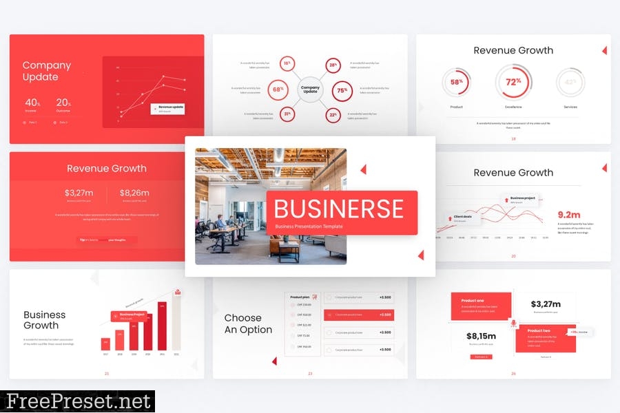 Businerse Business PowerPoint Template WZDS2JU