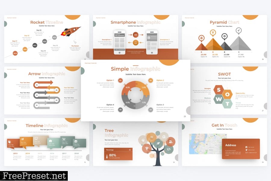 Businery Business PowerPoint Template YMUZGPQ