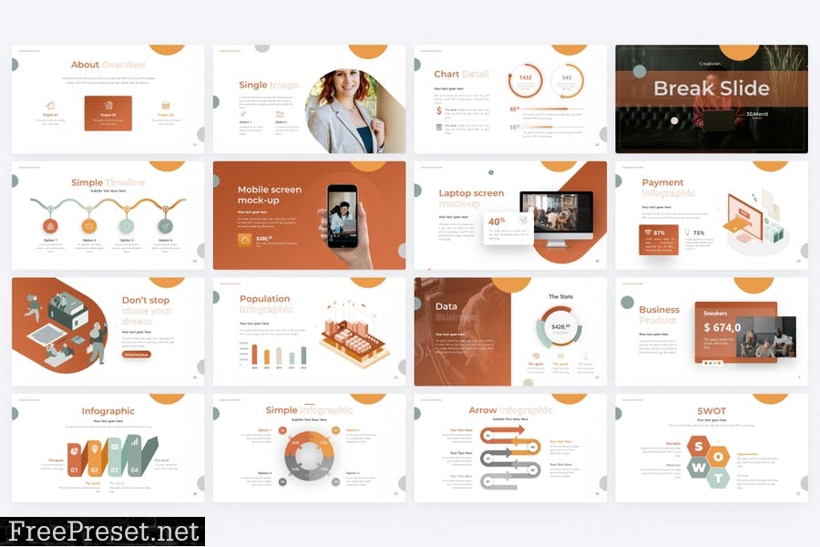 Businery Business PowerPoint Template YMUZGPQ