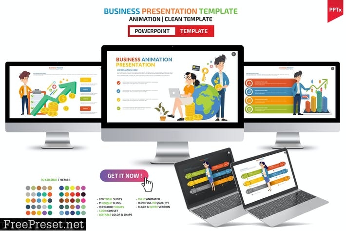 Business Animation Powerpoint K8LCYJN