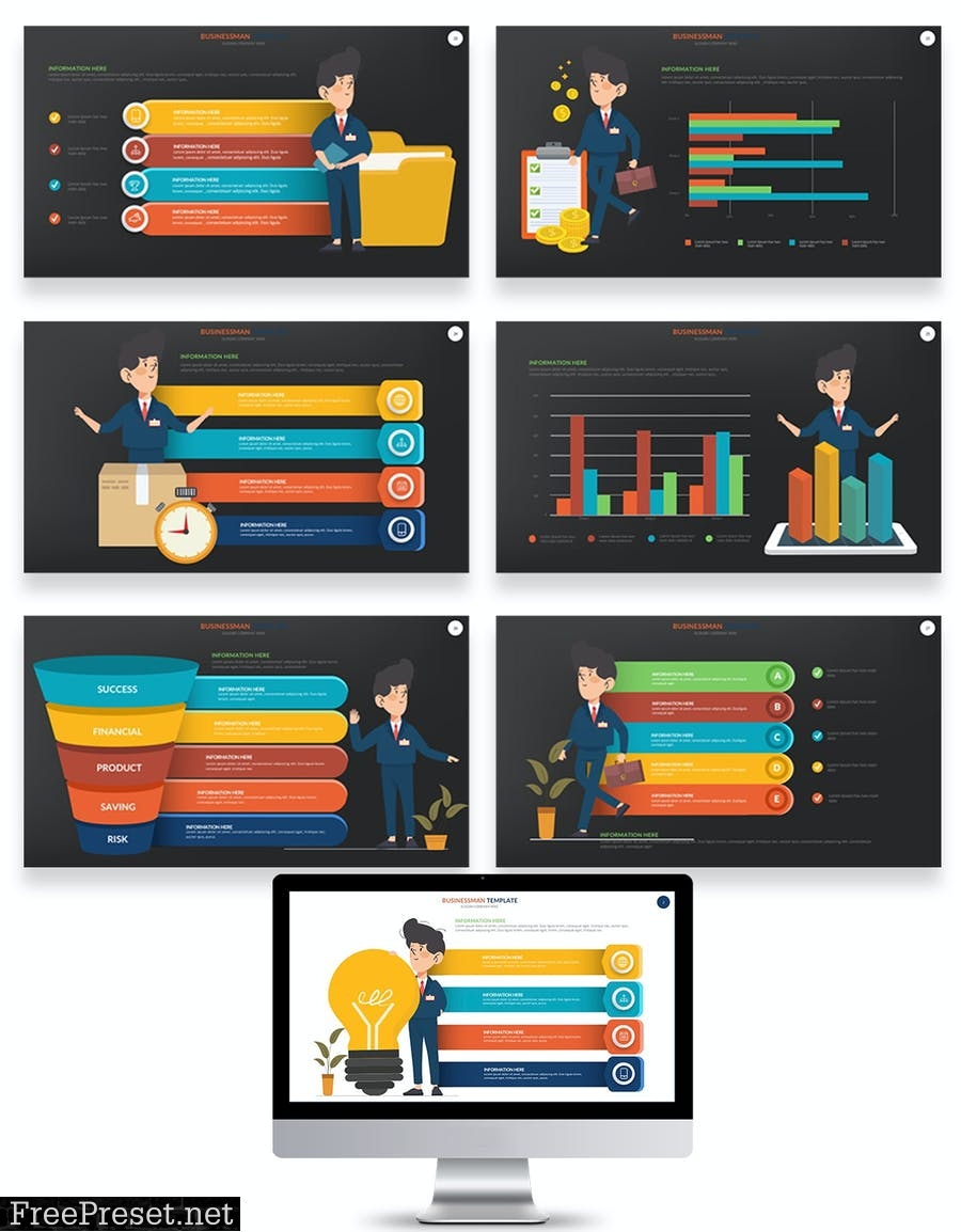 Business Animation Powerpoint Presentation 7GHALVY