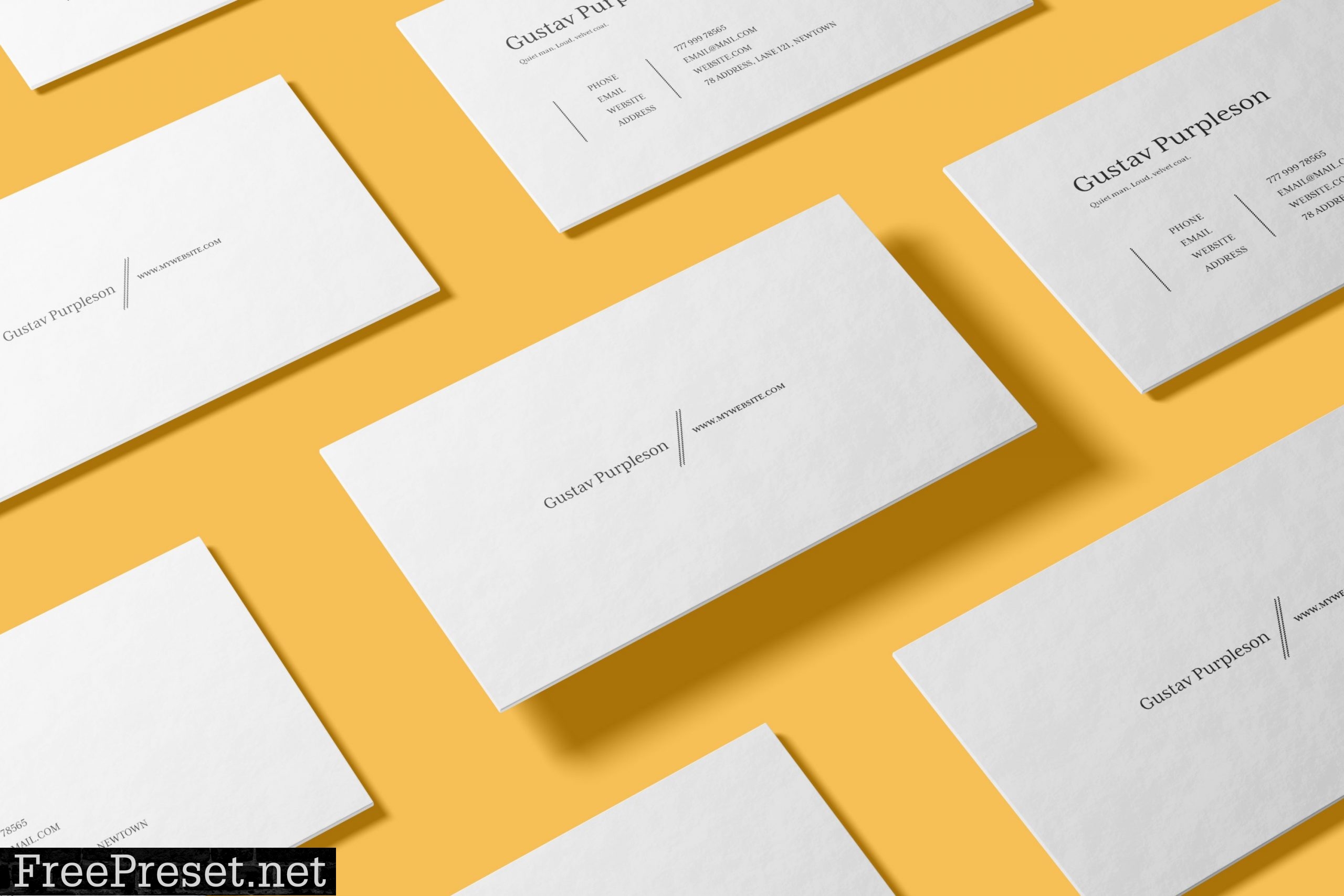 Business Card Mockup 6706235