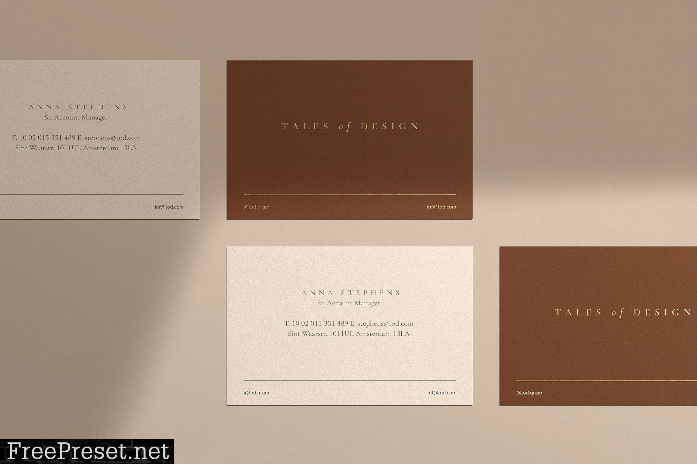 Business Card Mockup Kit 3917121