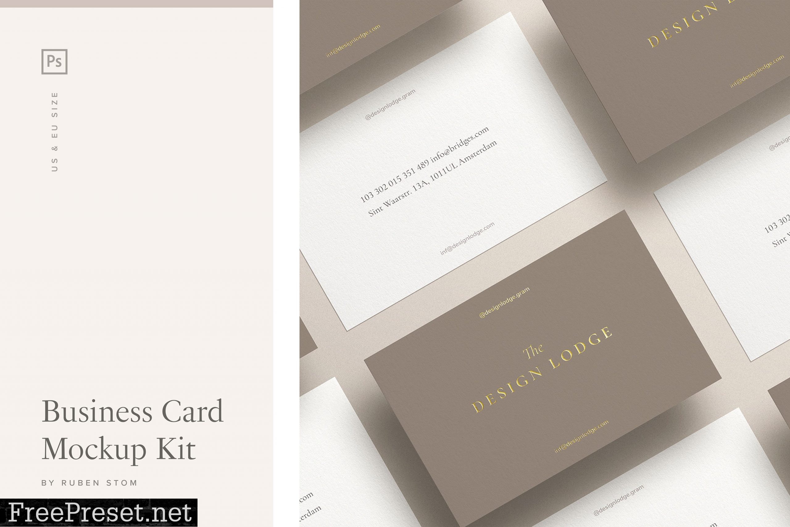 Business Card Mockup Kit 3917121