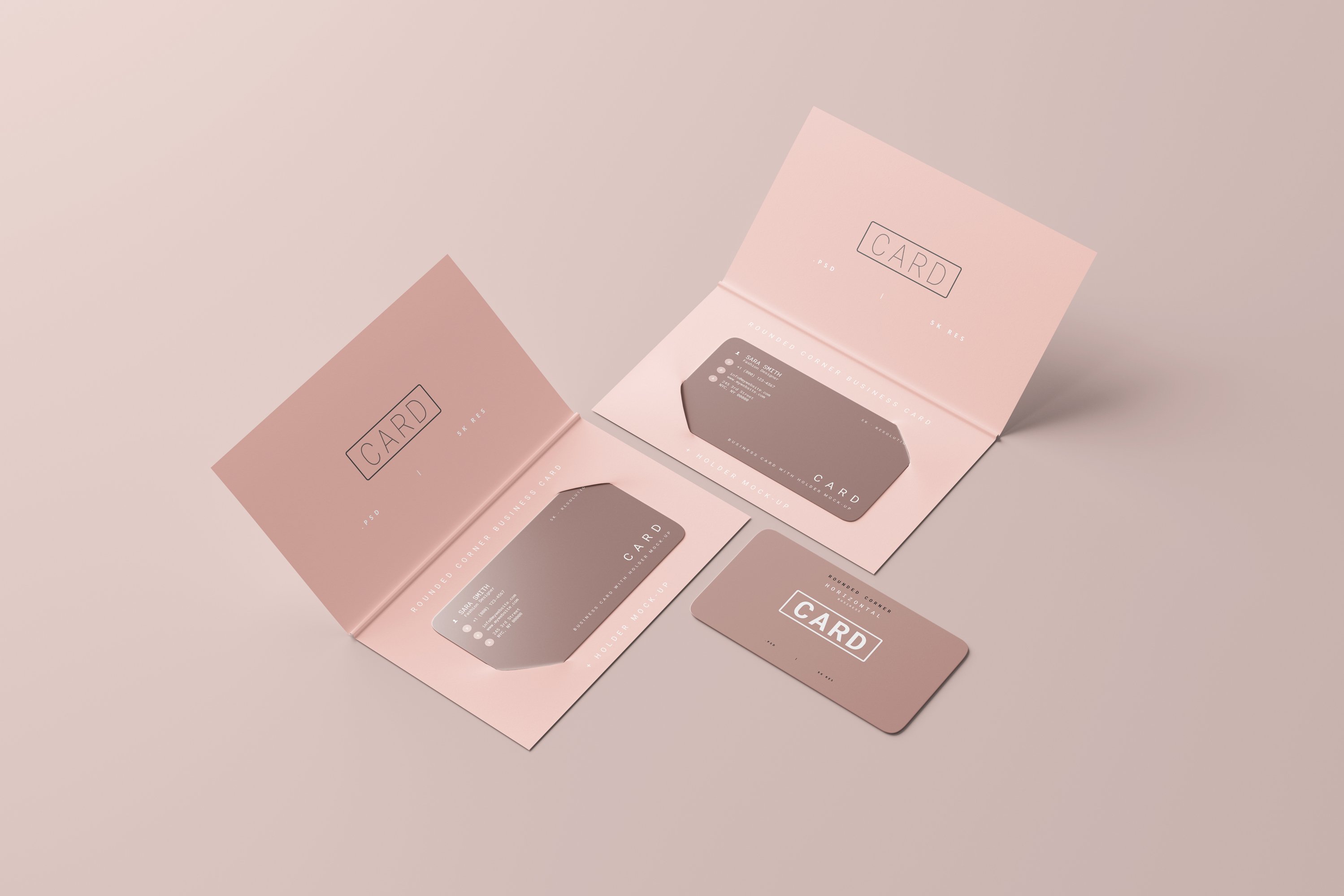 Business Card with Holder Mockups 7420501