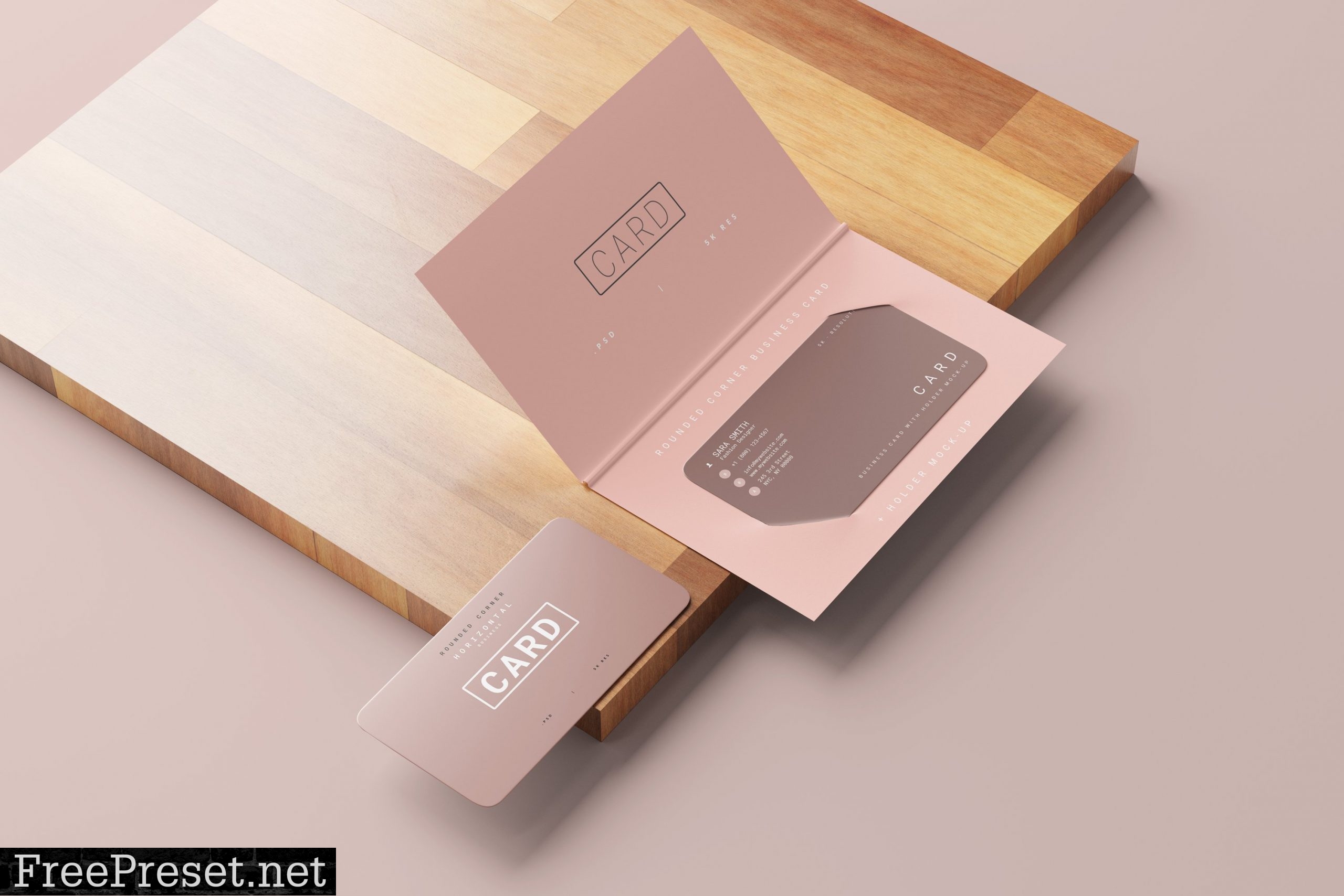 Business Card with Holder Mockups 7420501