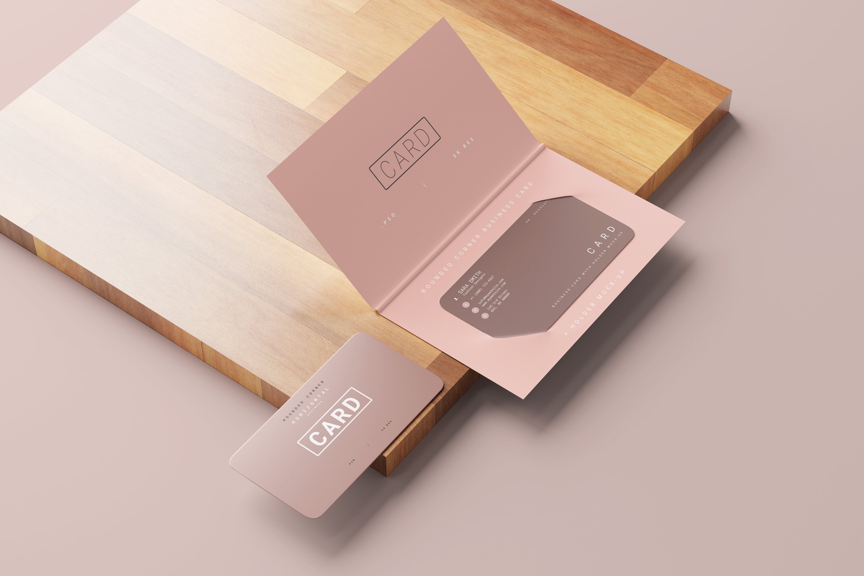 Business Card with Holder Mockups 7420501