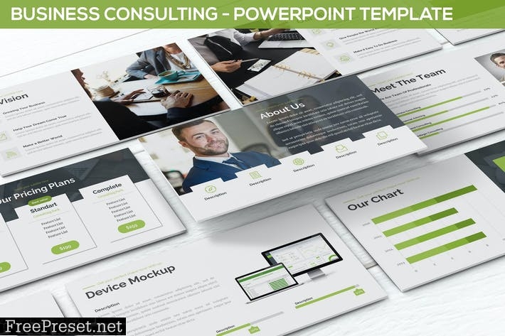 Business Consulting - Powerpoint Template 2NVZMW