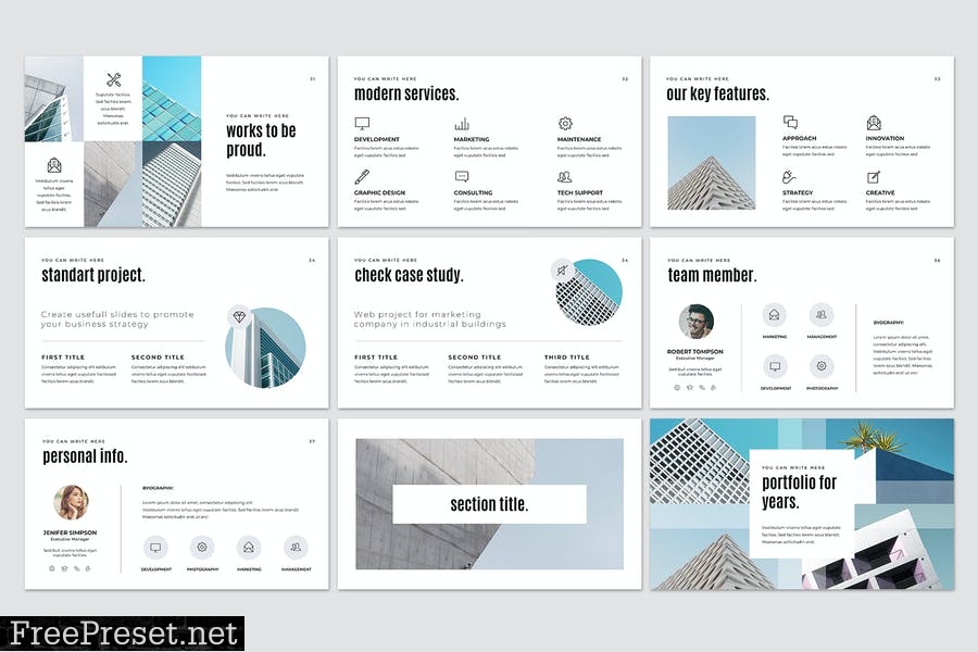 Business Powerpoint Presentation 28862N