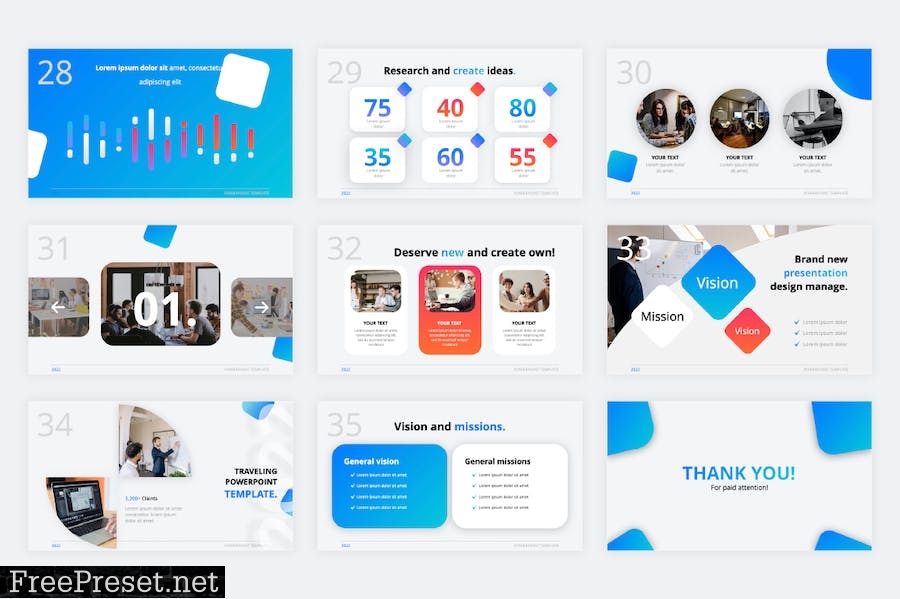 Business PowerPoint Presentation Template NMRT9CM