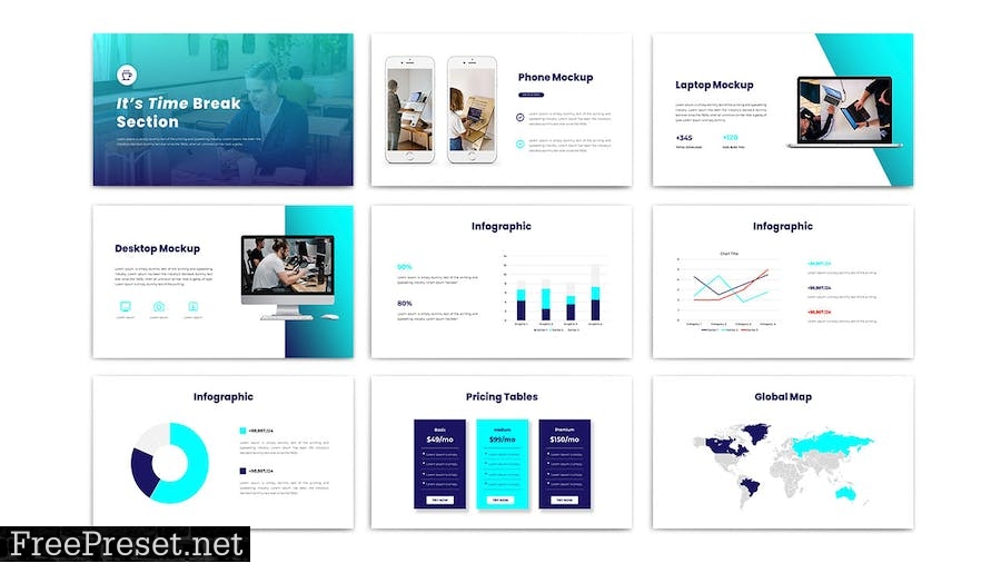 BUSINESS - Powerpoint Template EWQWNJA