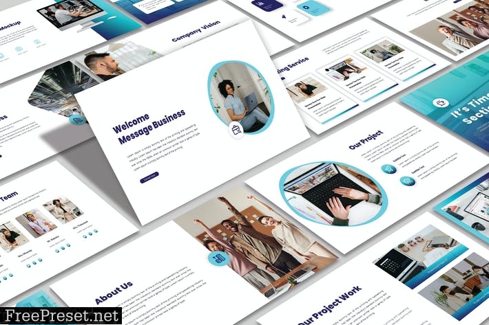 BUSINESS - Powerpoint Template EWQWNJA