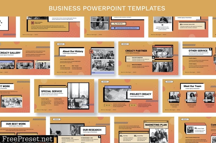 Business Powerpoint Templates RANEUZE