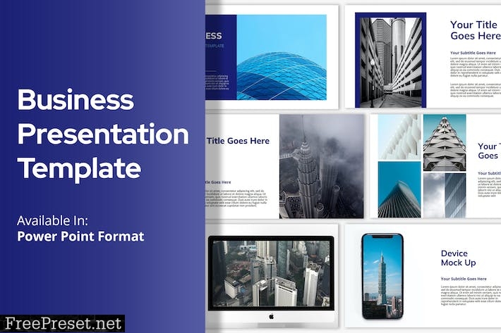 Business Presentation Template E2KDPCH