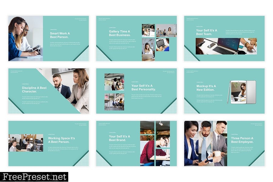 Busineste Presentation Template ZFVYKTS