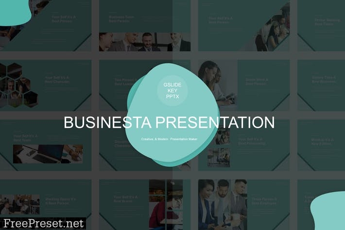 Busineste Presentation Template ZFVYKTS