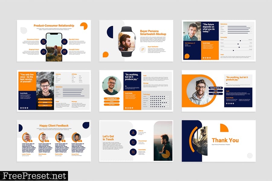 Buyer Persona PowerPoint Presentation Template QH7XNED