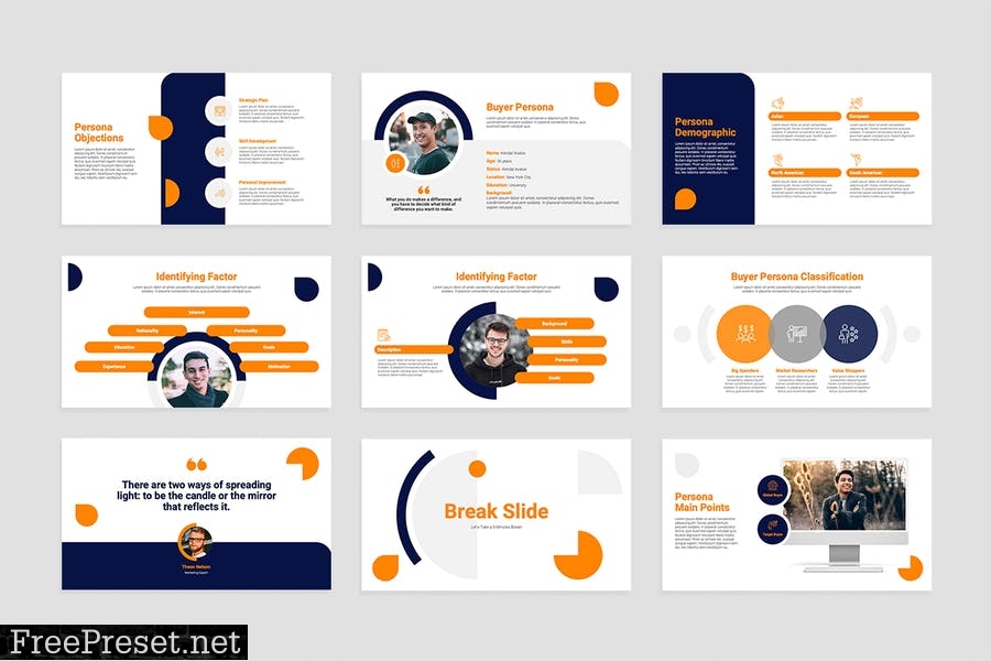 Buyer Persona PowerPoint Presentation Template QH7XNED