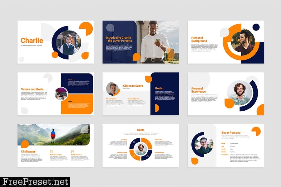 Buyer Persona PowerPoint Presentation Template QH7XNED