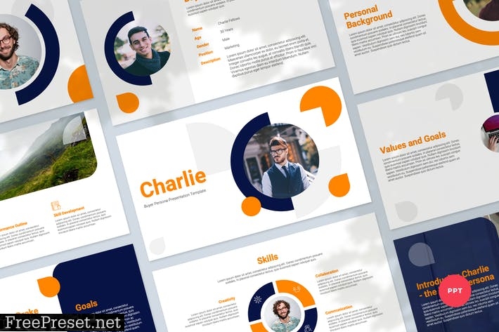 Buyer Persona PowerPoint Presentation Template QH7XNED