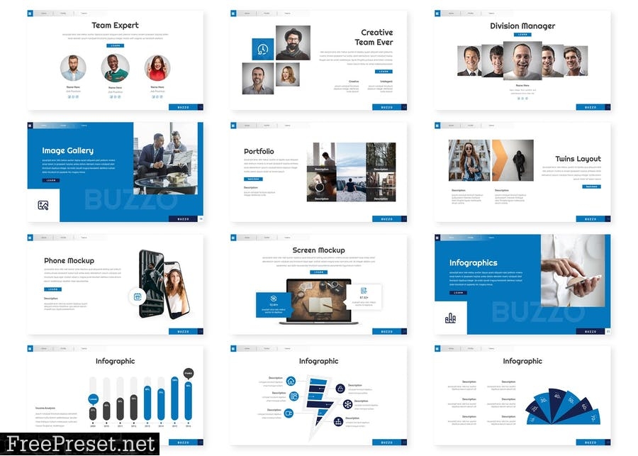 Buzzo - Presentation Template GE2X87T