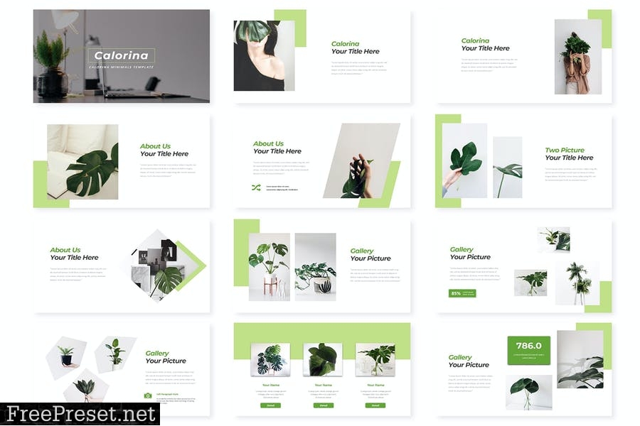 Calorina - Presentation Template F3W7R9H