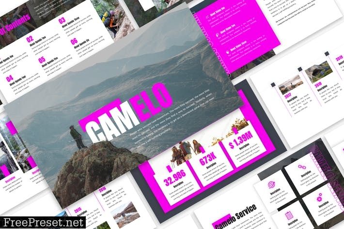 Camelo - Business Template Prensentation B5FHFSR