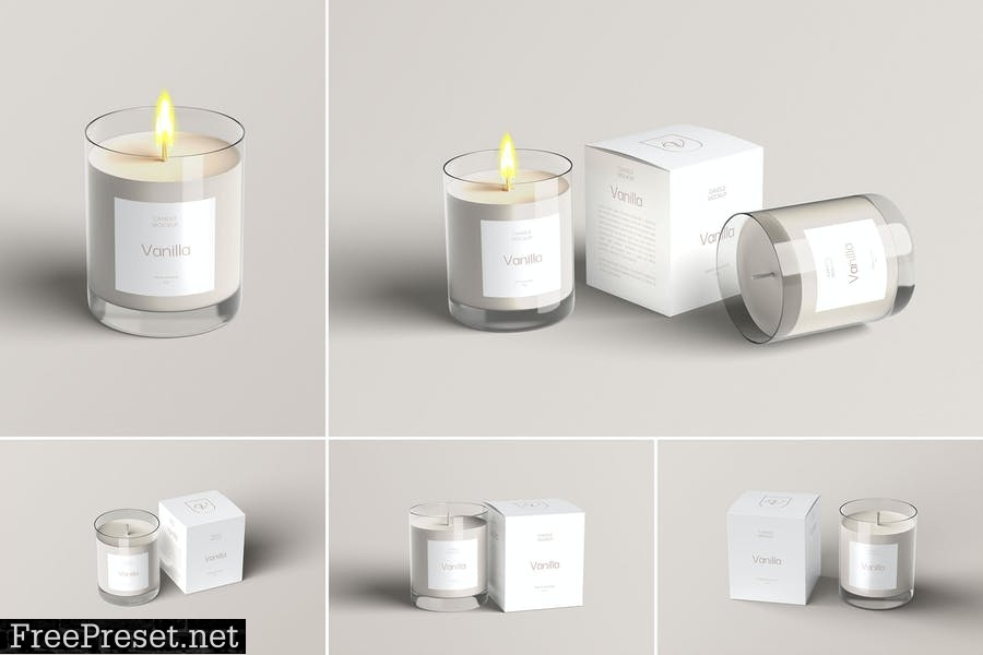 Candle & Box Mockup H5L4NK3