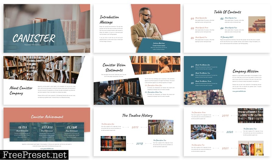 Canister - Business Template Prensentation 8TUAZM4