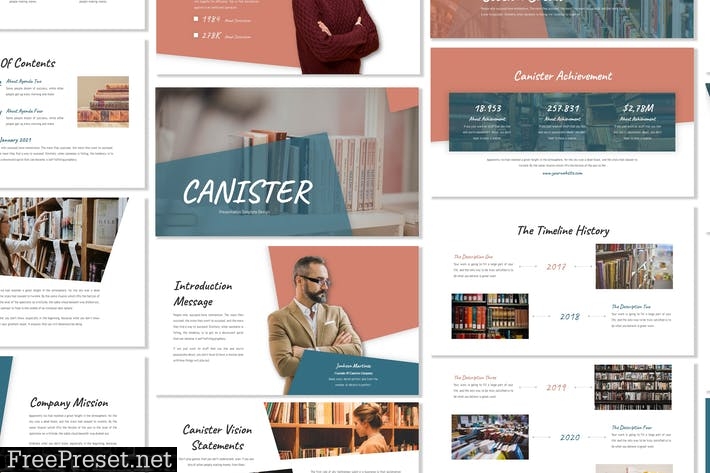 Canister - Business Template Prensentation 8TUAZM4