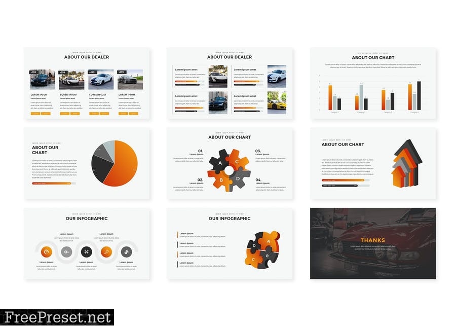 Car Dealerships Google Slides Template HE25DX