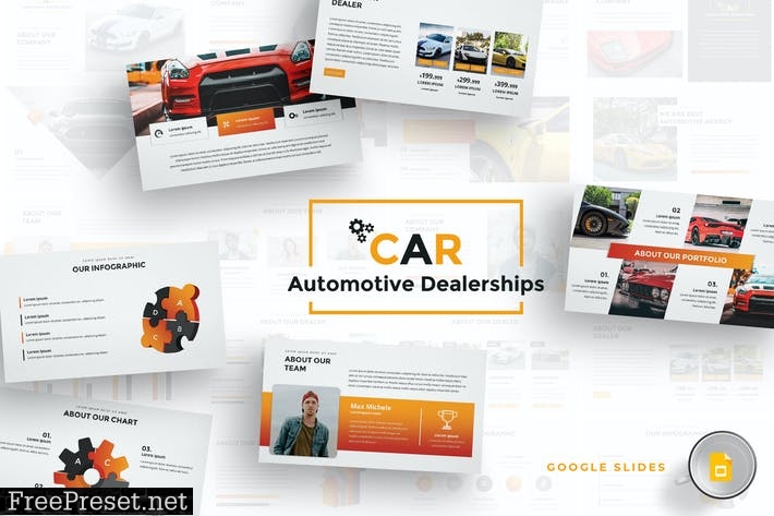 Car Dealerships Google Slides Template HE25DX