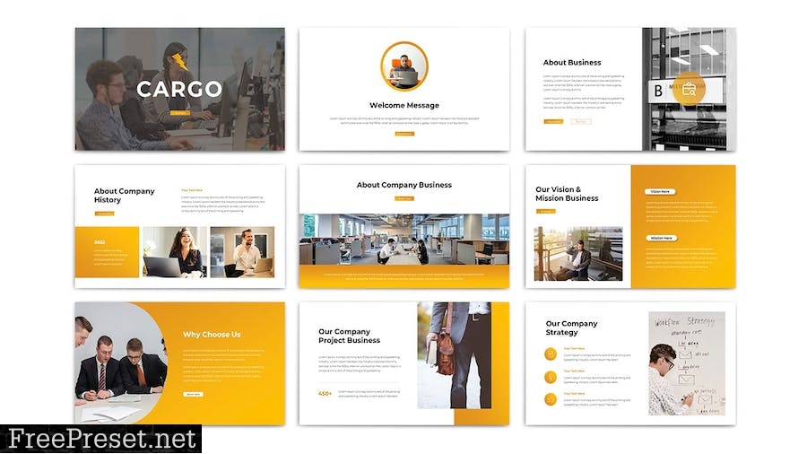 CARGO - Powerpoint Template 2CJ8PW9