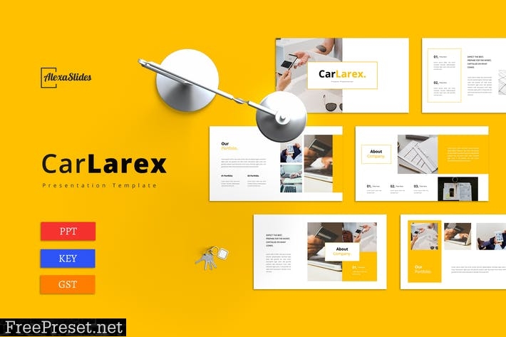 Carlarex - Business Presentation Template 9MQZX9X