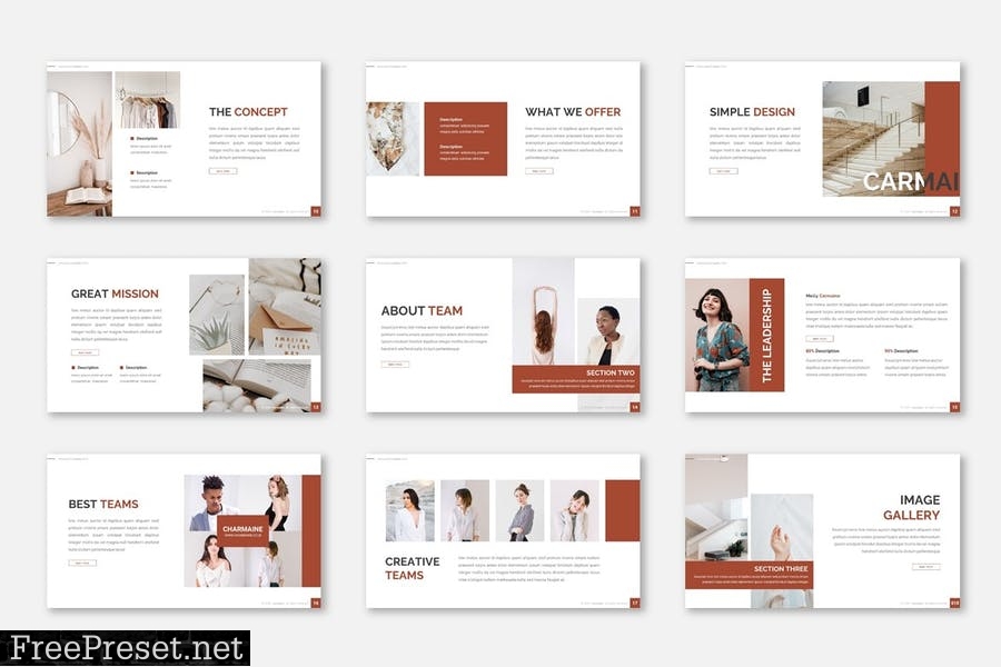 Carmaine Presentation Template GCFZBZZ