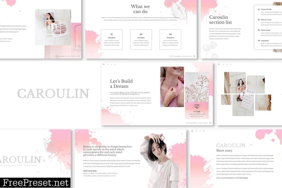 Caroulin - Presentation Template DJQSWQX