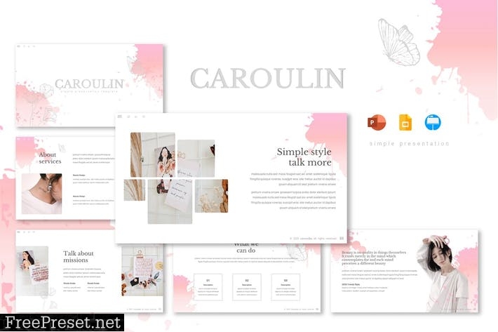 Caroulin - Presentation Template DJQSWQX