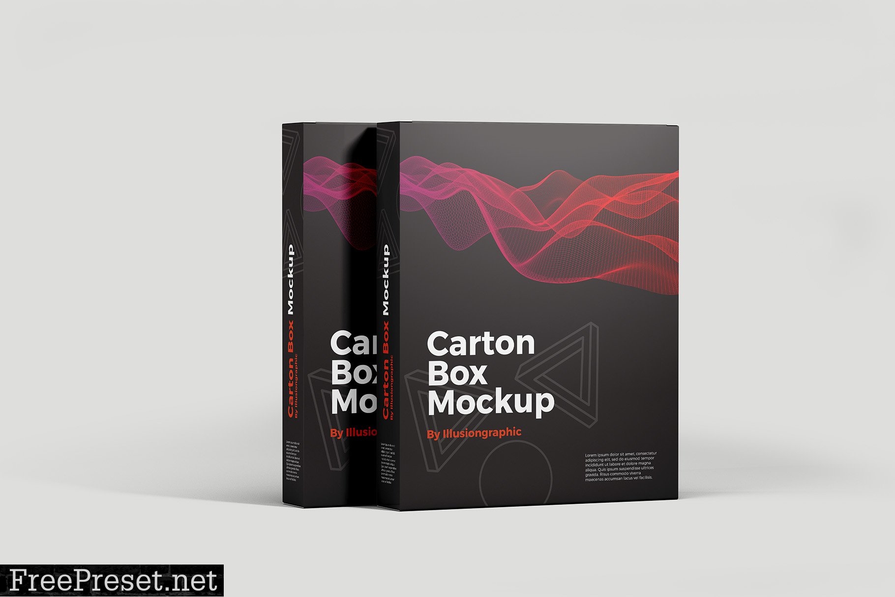 Carton Box Mockup - 8 Views 6102134