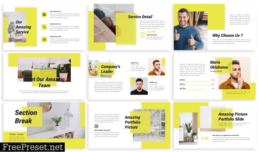 Cascadia - Business Template Prensentation EUJPMYK