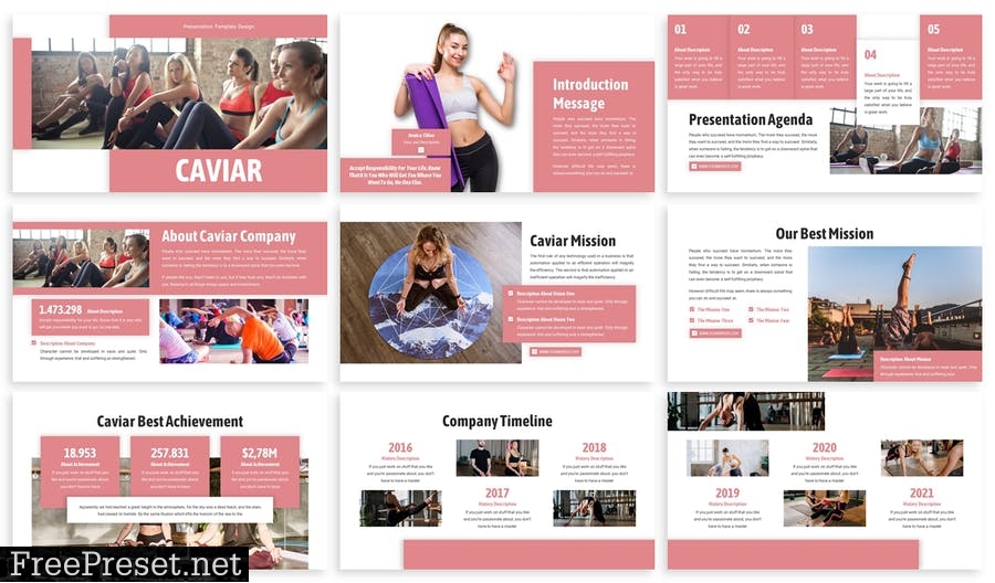 Caviar - Business Template Prensentation 6HTBWD4