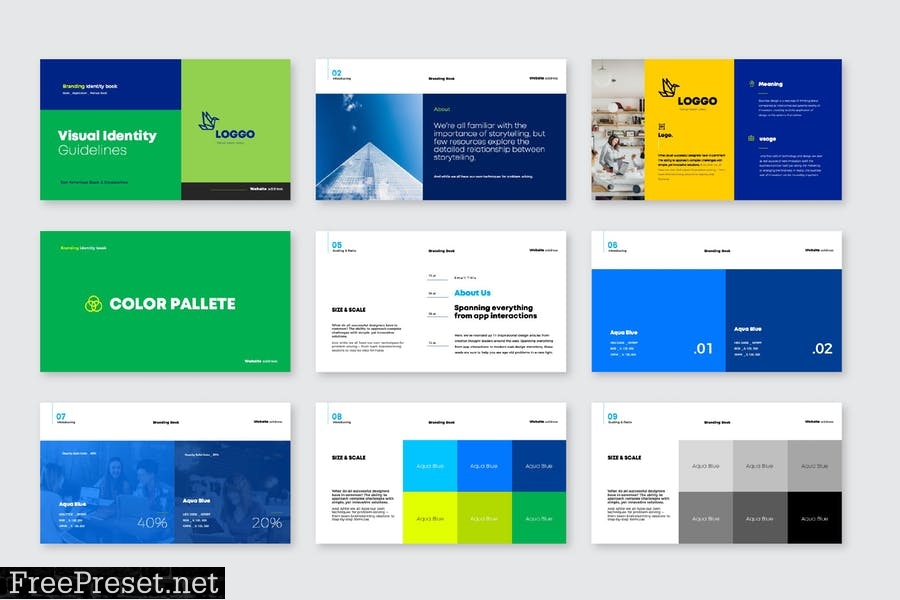 Cd Brand Manual Presentation Template SKDGAUD